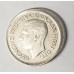 AUSTRALIA 1951 . SIXPENCE . ERROR . OFF CENTER . LARGE RAISED LIP